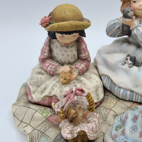 Special Friends Picnic with Molly #41600 First Edition Lang & Wise Baldwin Art - Picture 4 of 7